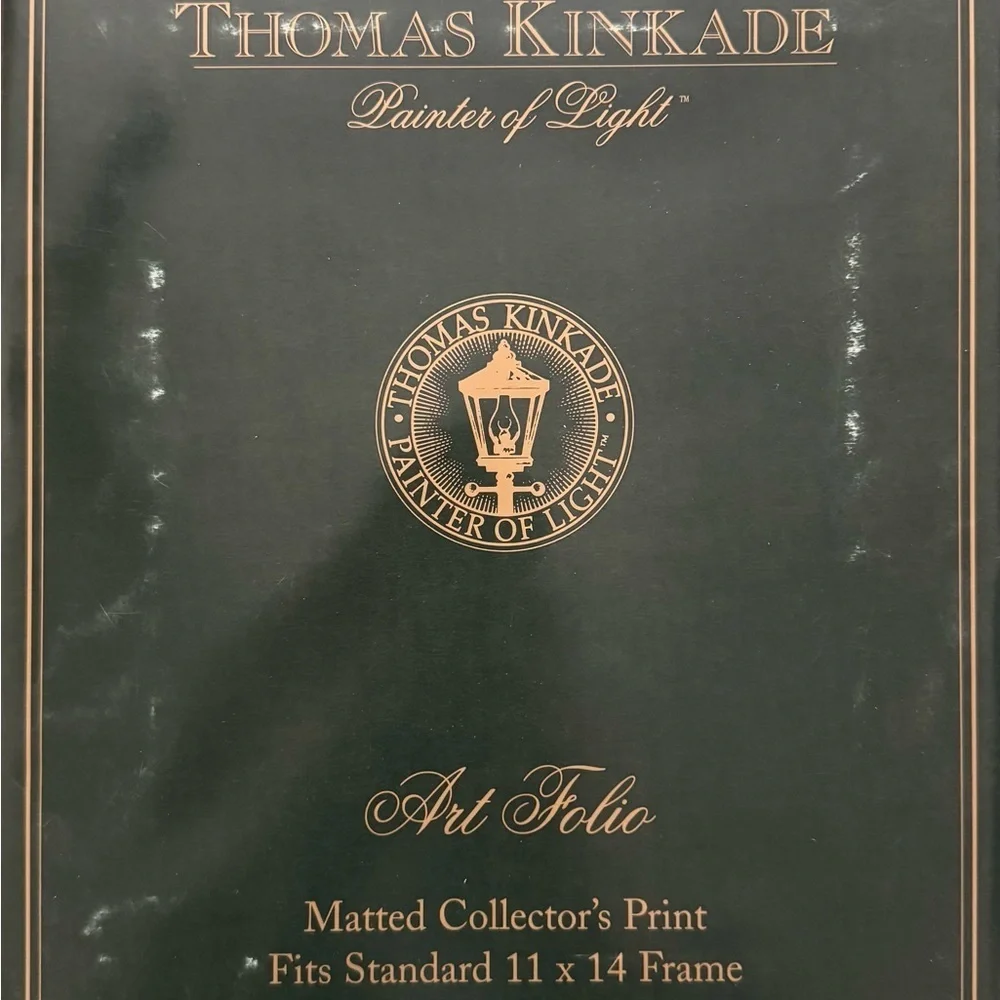 Thomas Kinkade Spring Gate 8x10 Matted Collectors Print For 11x14 Frame